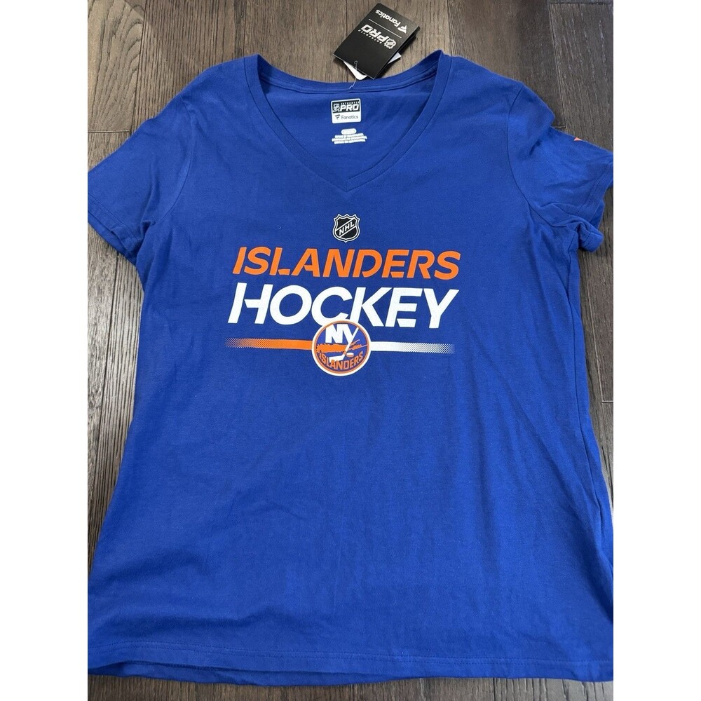 New York Islanders Women’s Medium T-Shirt Fanatics Authentic Pro NHL NWT